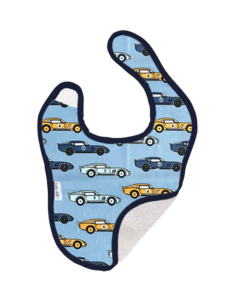 Baby Jar Race Cars Feeding Bib