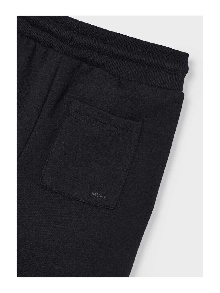 Mayoral Boys Black Fleece Joggers