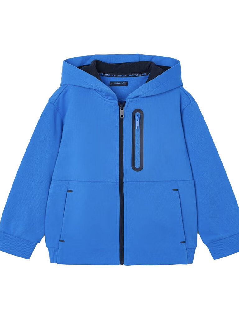 Mayoral Royal Blue Zip Hoodie