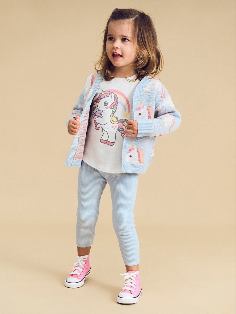 HUXBABY Ice Water Rib Legging