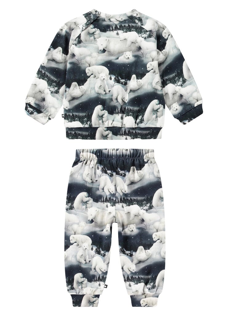 Molo Polar Bears Sweatshirt Set