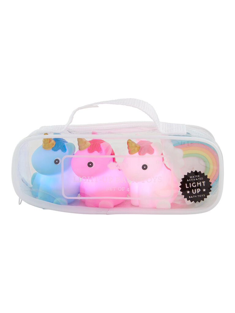 mud pie Unicorn Light-Up Bath Toy Set