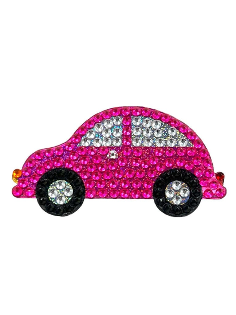 StickerBeans Pink Car