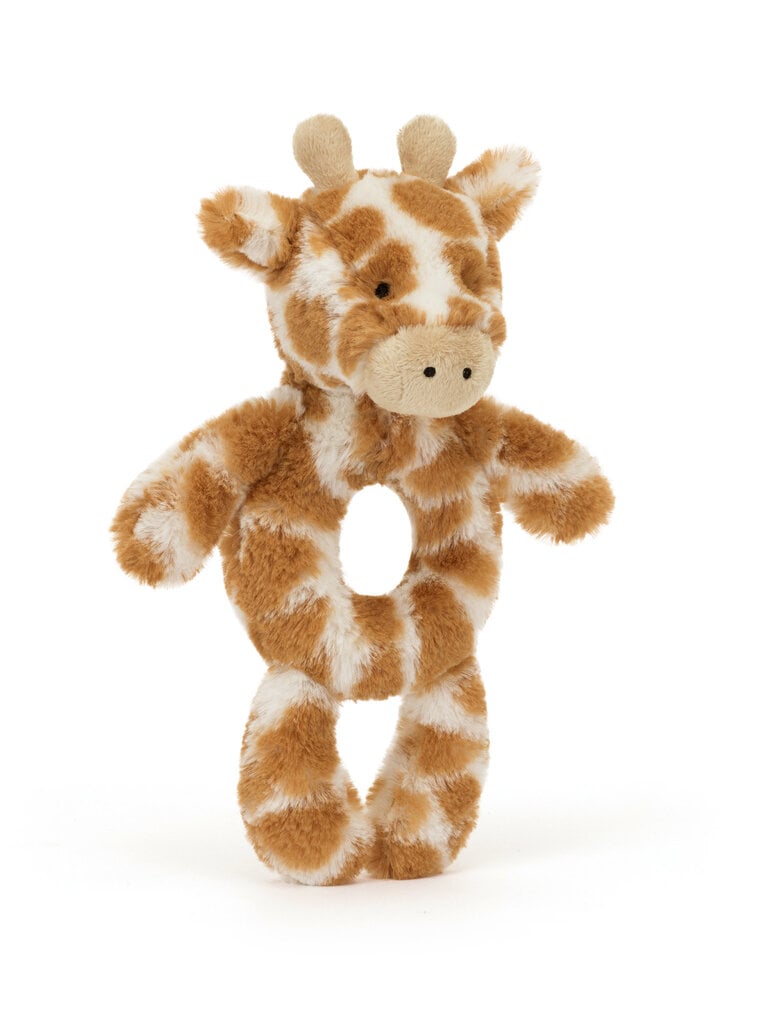 Jellycat Bashful Giraffe Ring Rattle