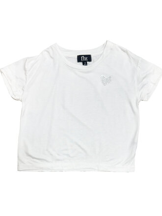 Flowers by Zoe Crystal Heart Boxy T-Shirt Flowers by Zoe Crystal Heart Boxy T-Shirt