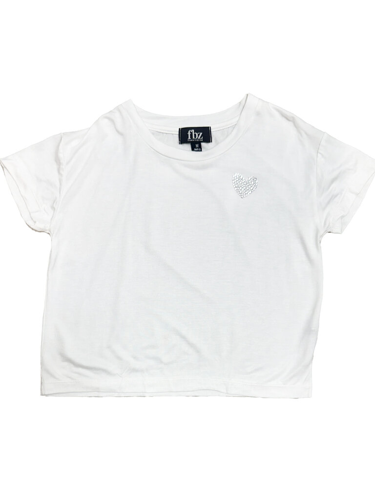 Flowers by Zoe Crystal Heart Boxy T-Shirt