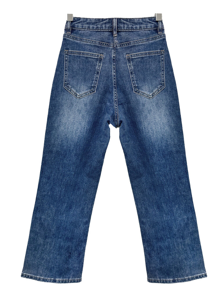Flowers by Zoe Rhinestone Navy Denim Jeans