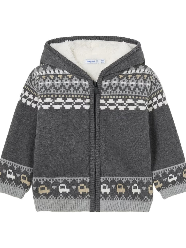 Mayoral Baby Knit Sherpa Sweater