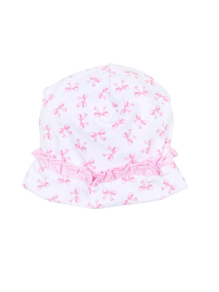 Magnolia Baby Baby Bows Ruffle Hat