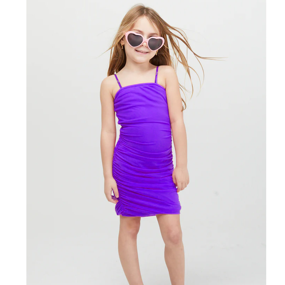 Noemi Pink Tropical Dress main image 1