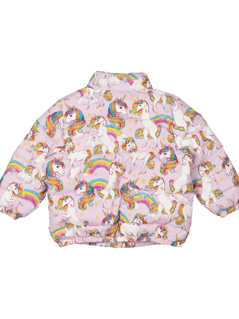 Rock Your Baby Unicorn Rainbow Padded Jacket