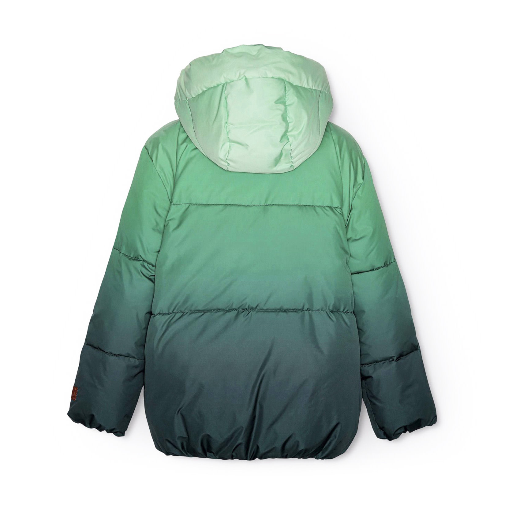 Molo Boys Green Dip Dye Hayden Jacket - Pumpkin and Bean Molo Boys Green Dip Dye Hayden Jacket - Pumpkin and Bean