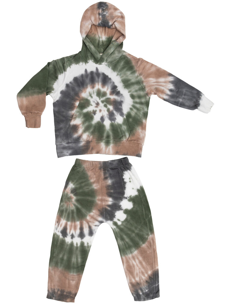 Fairwell Camo Spiral Lounge Hoodie Set