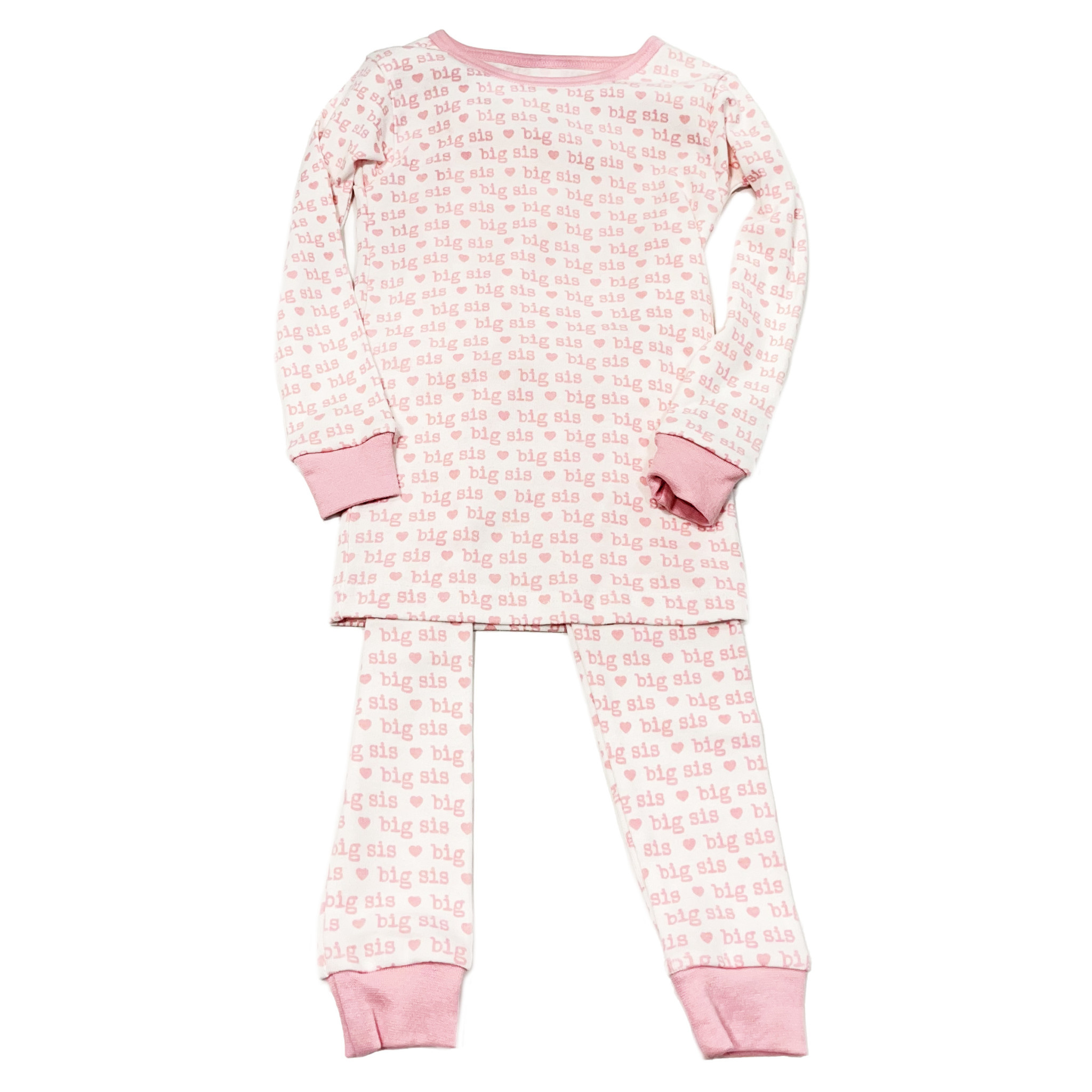 B Steps Kids Big Sister Pajamas Pumpkin and Bean