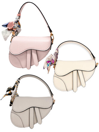 Saddle Purse w/ Scarf