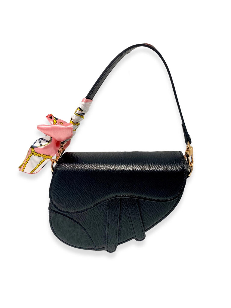 Saddle Purse w/ Scarf