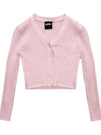 KATIE J Rory Cardigan - Baby Pink KATIE J Rory Cardigan - Baby Pink