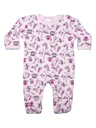 Baby Steps Make Up Zipper Footie