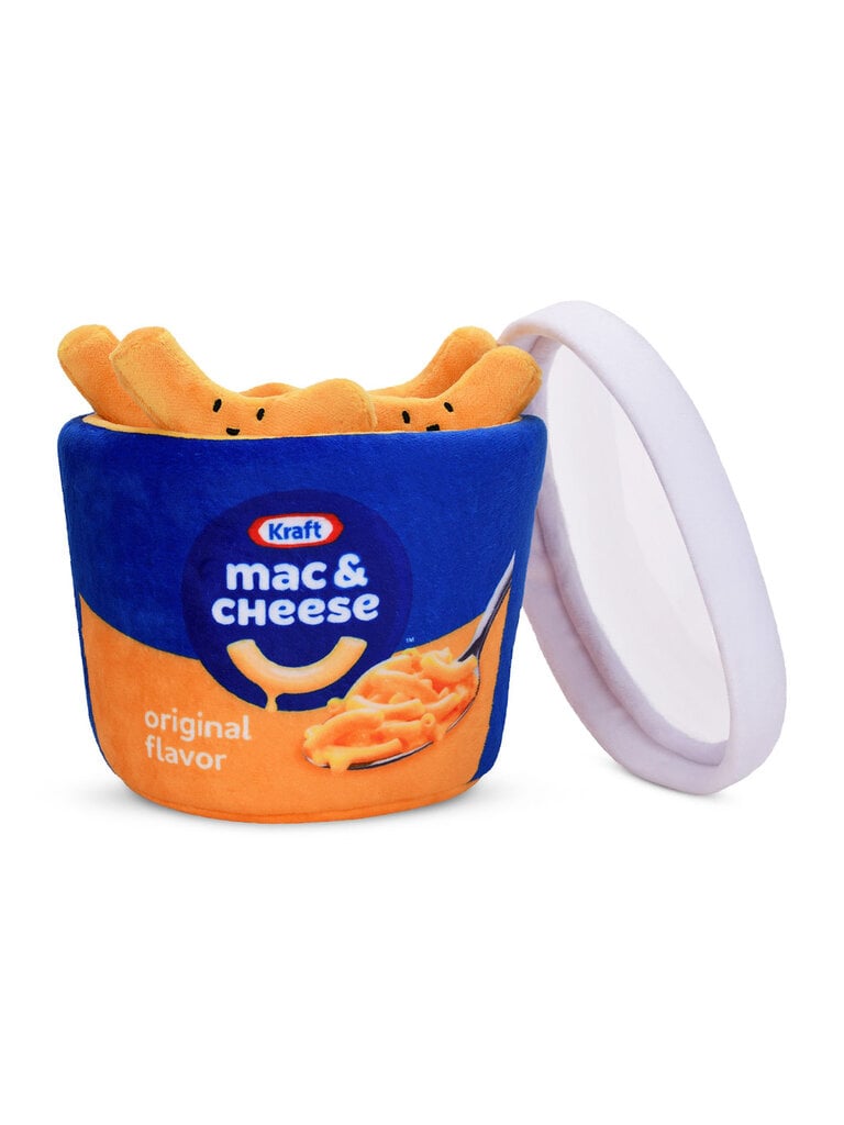 Iscream Kraft Mac & Cheese Microwave Packaging Plush
