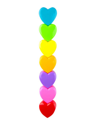 Iscream Hearts Stackable Markers