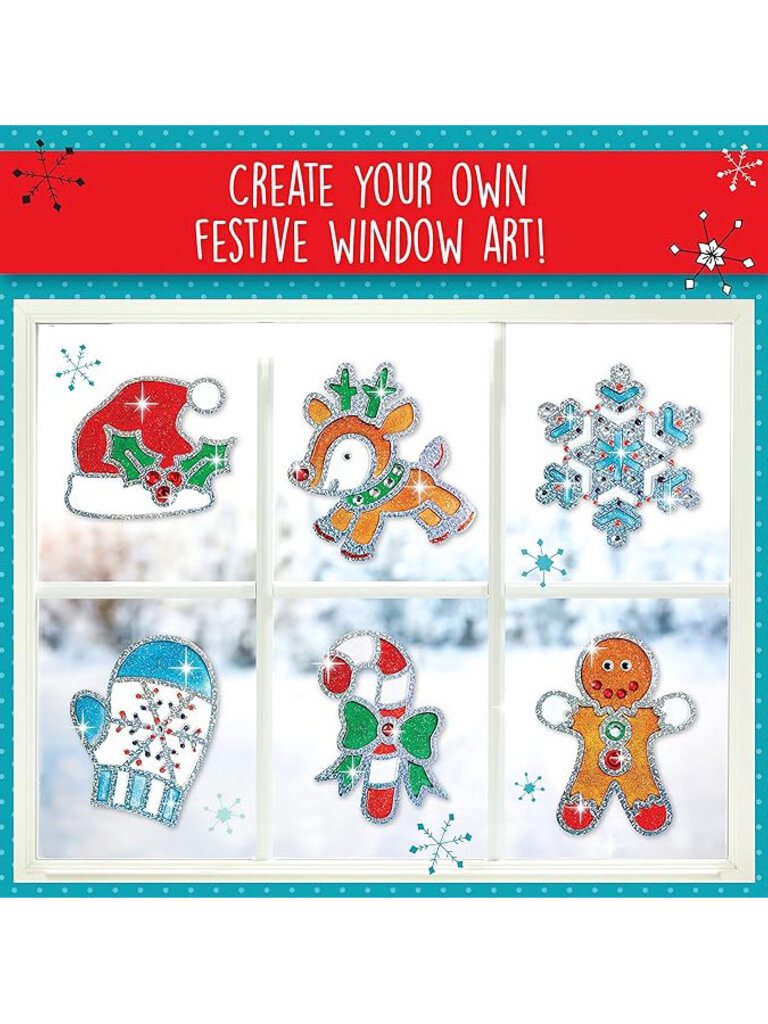 Faber Castell Sparkle Window Art Craft Kit - Holiday