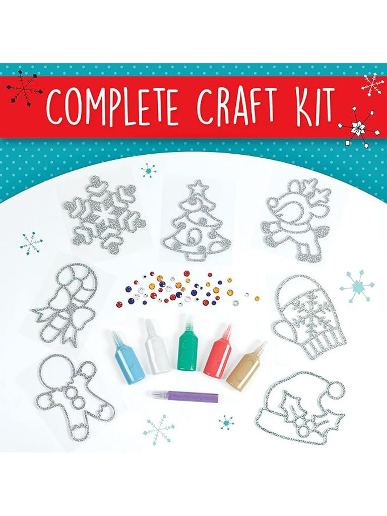 Faber Castell Sparkle Window Art Craft Kit - Holiday