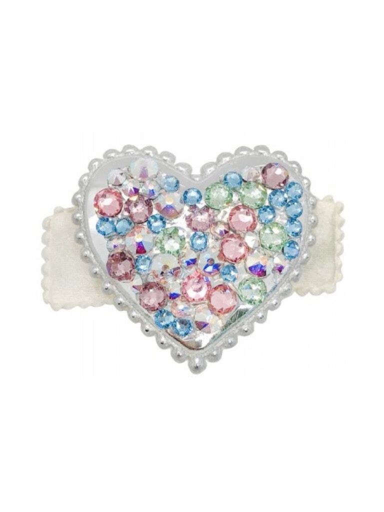 Bari Lynn Puff Heart Clip
