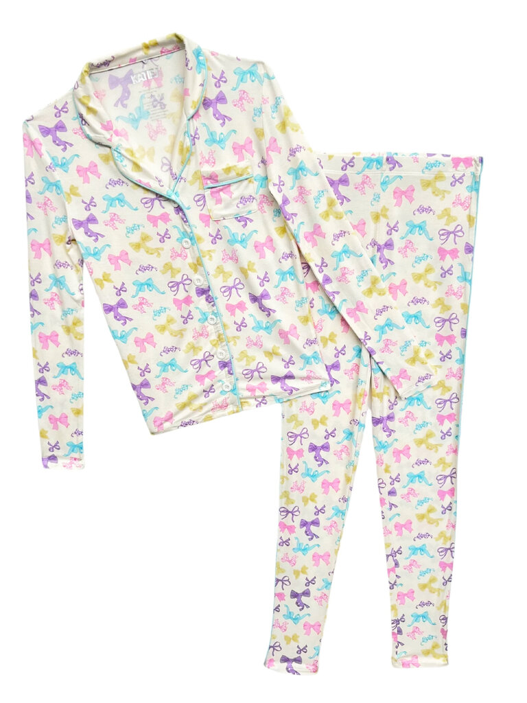 KATIE J Maia Lounge Set - Pastel Bows