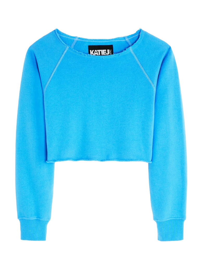 KATIE J Shane Off Shoulder - Pool Blue