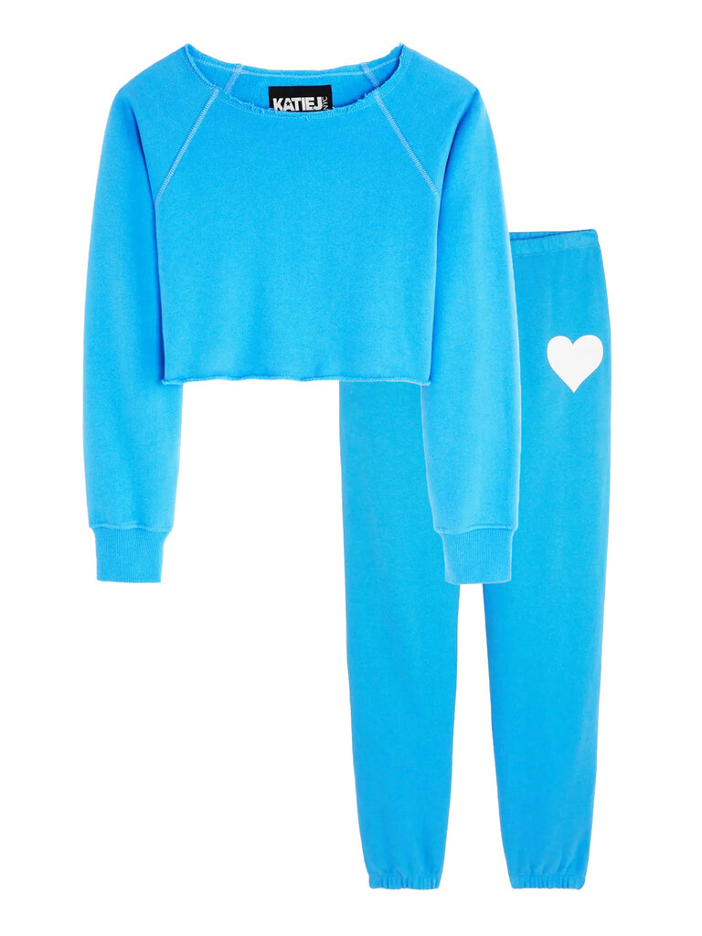 KATIE J Shane Off Shoulder - Pool Blue