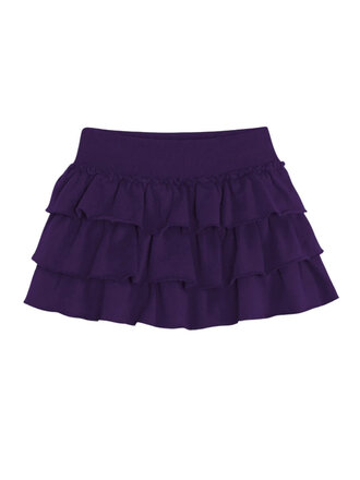 KATIE J Shane Ruffle Skort - Plum KATIE J Shane Ruffle Skort - Plum