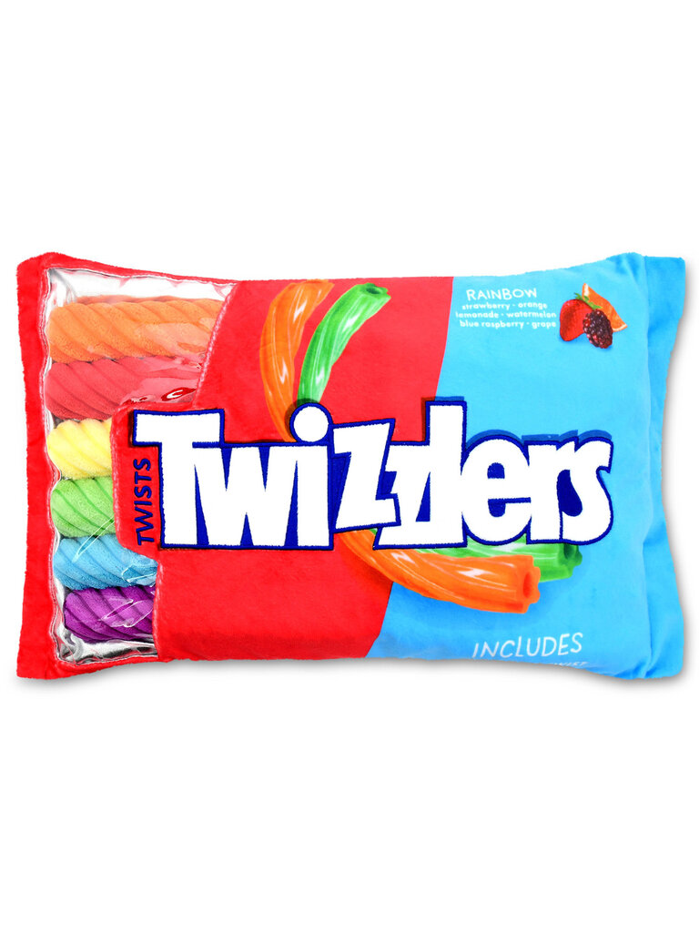 Iscream Rainbow Twizzlers Packaging Fleece Plush