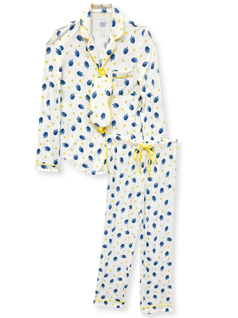 KATIE J Maia Lounge Set - Dreidel Print