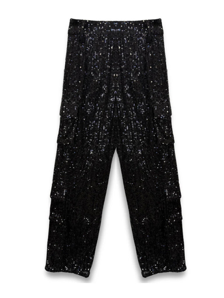 KATIE J Levi Sequin Cargo Pant