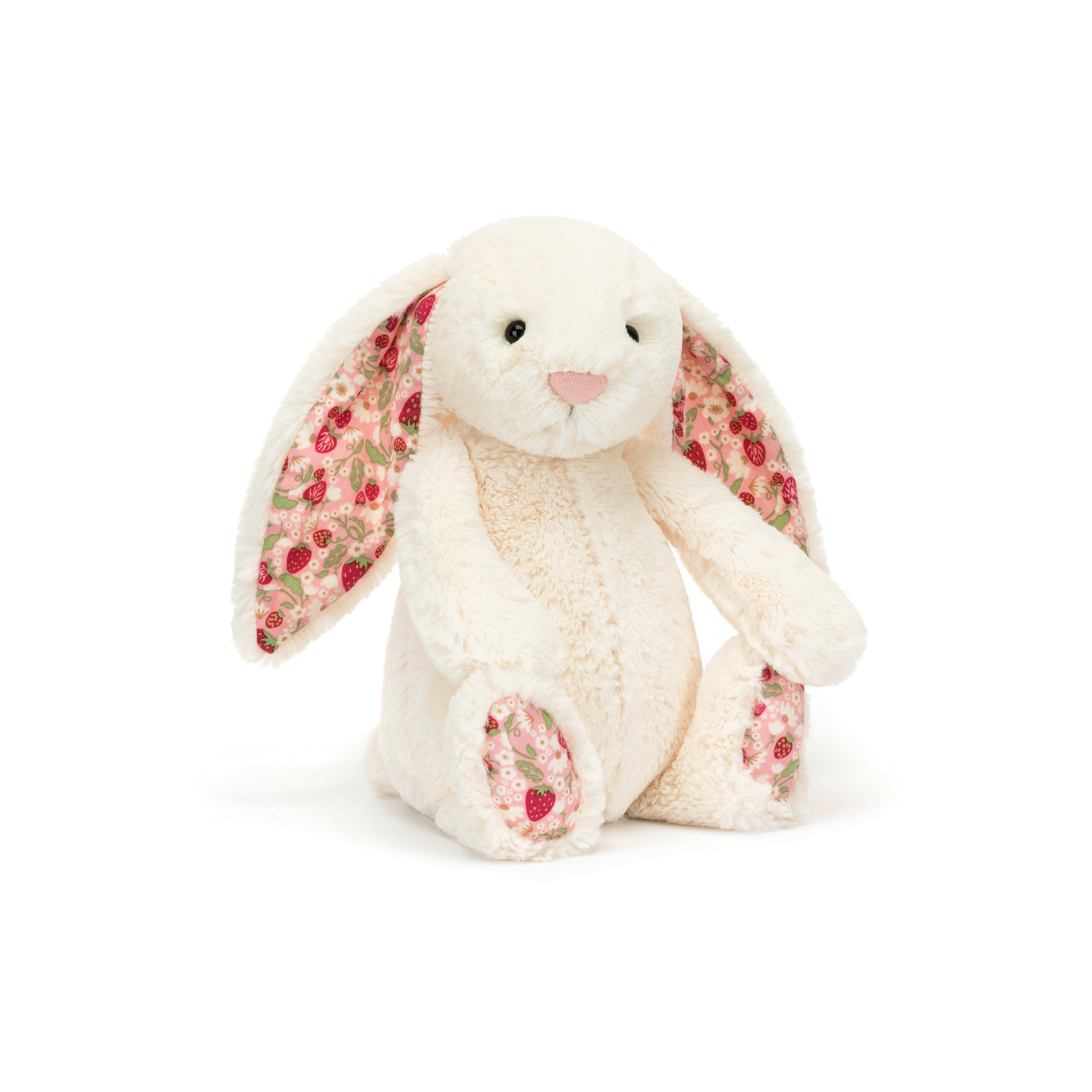 Jellycat Blossom Cream Bunny Berry Original - Pumpkin and Bean