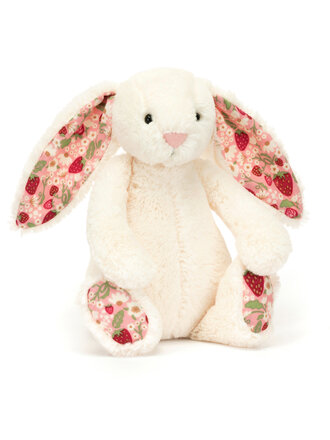 Jellycat Little Berry Blossom Cream Bunny