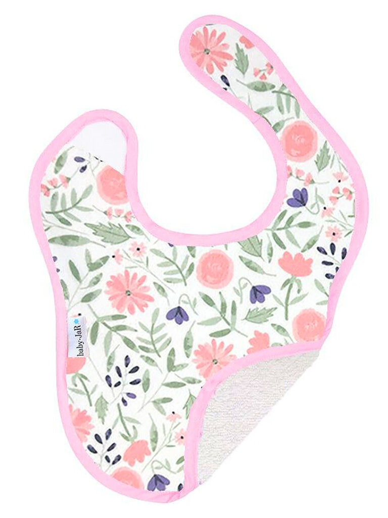 Baby Jar Feeding Bib - Watercolor Floral