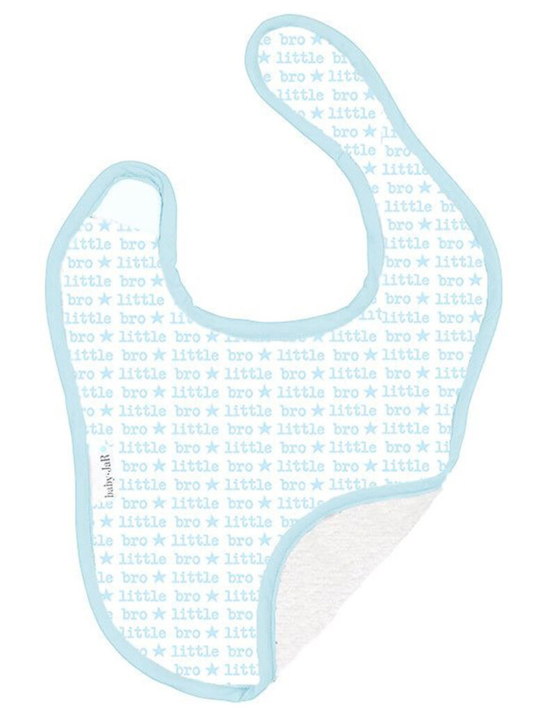 Baby Jar Feeding Bib - Little Bro