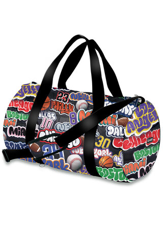 Top Trenz Sports Nation Puffer Duffle Bag