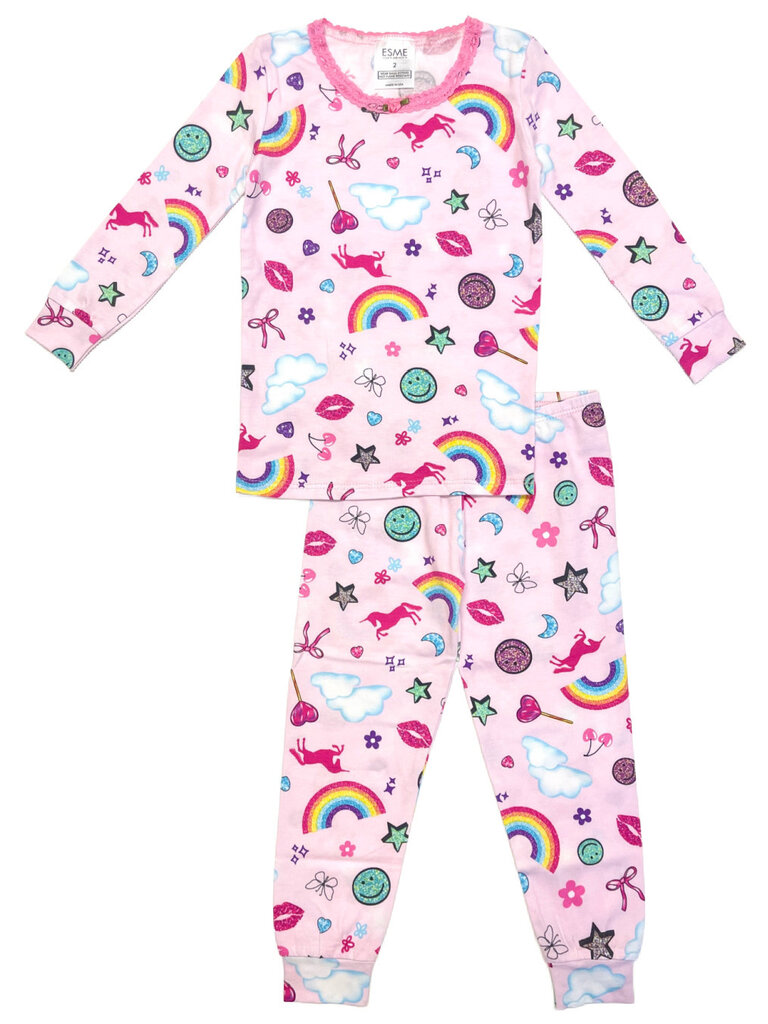 Esme Loungewear Stickers Pajamas