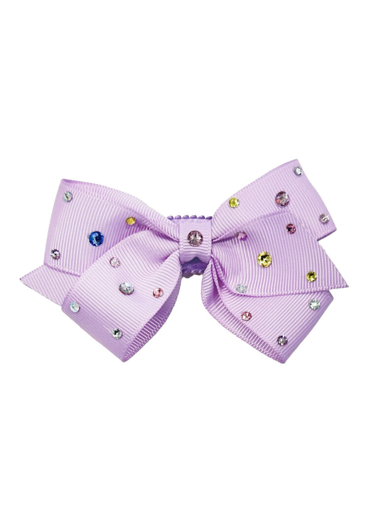 Bari Lynn Crystallized Grosgrain Bow