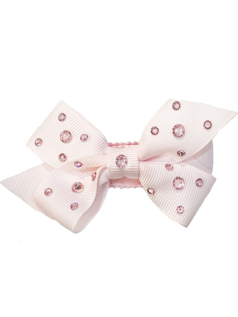 Bari Lynn Crystallized Grosgrain Bow