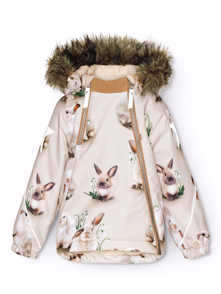 Molo Hopla Fur - Winter Rabbits