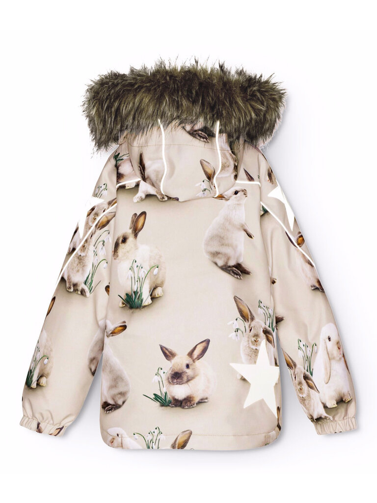 Molo Hopla Fur - Winter Rabbits