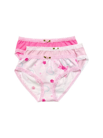 Esme Loungewear Panty Pack - Pearly Hearts