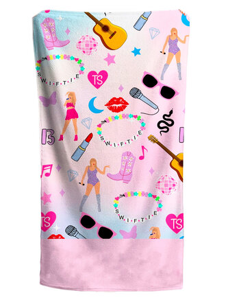 Personalized Swiftie Beach Towel Personalized Swiftie Beach Towel
