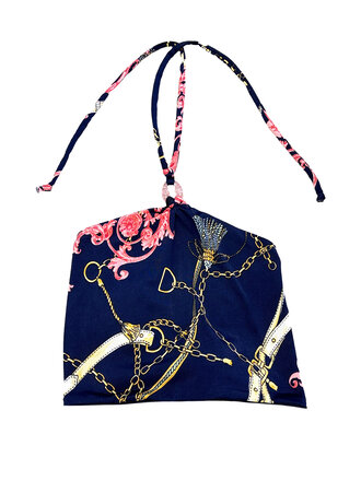 Les Tout Petit Ravello Ritz Print Tie Top Les Tout Petit Ravello Ritz Print Tie Top