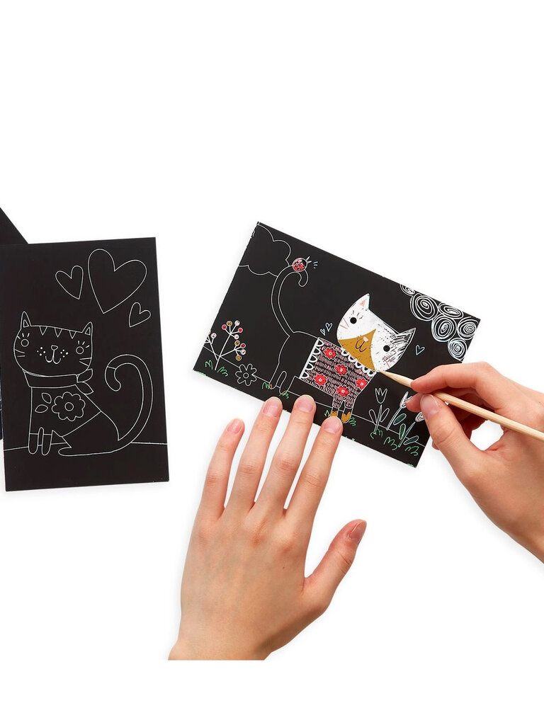 ooly Mini Scratch & Scribble - Cutie Cats