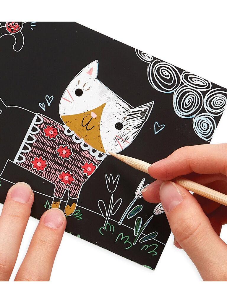 ooly Mini Scratch & Scribble - Cutie Cats