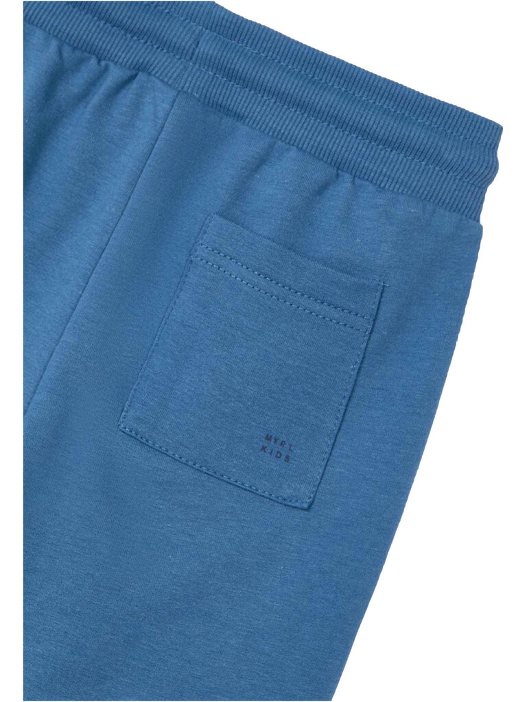 Mayoral Boys Blue Cotton Joggers